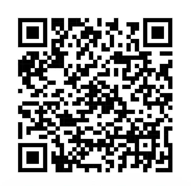 QR code to download the app.