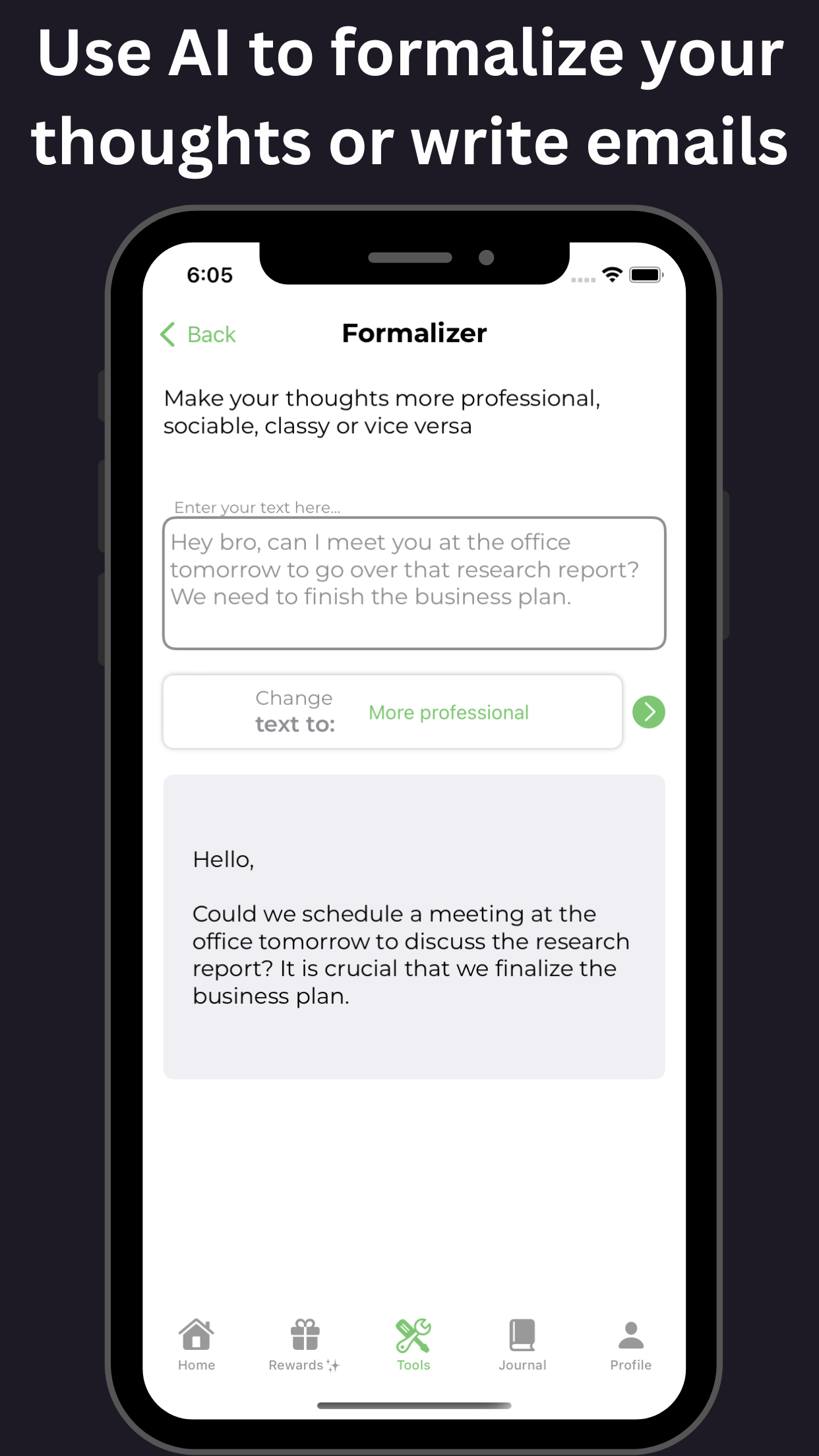 Formalizer Tool